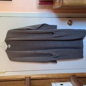 Duster length cardigan